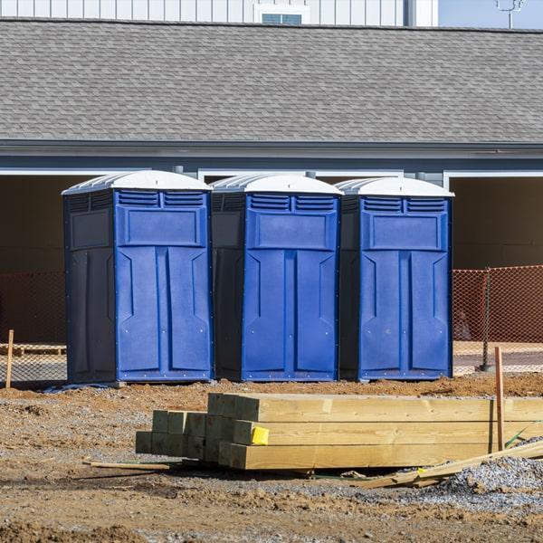 Heavy-duty construction site porta potty in Lancaster, Pennsylvania